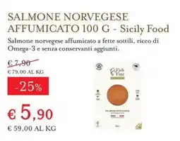 Eataly Salmone norvegese affumicato Sicily Food offerta