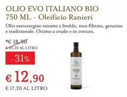 Eataly Olio evo italiano bio oleificio ranieri offerta