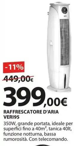 Kreo Brico e Casa RAFFRESCATORE D'ARIA VERI95 offerta
