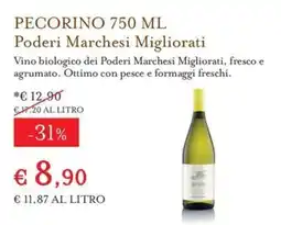 Eataly PECORINO 750 ML Podere Marchesi Migliorati offerta