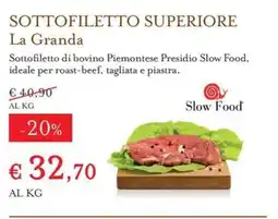 Eataly SOTTOFILETTO SUPERIORE La Grandad offerta