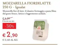Eataly MOZZARELLA FIORDILATTE - Ignalat offerta