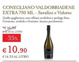 Eataly Conegliano Valdobbiadene Extra 750 ML - Serafini e Vidotto offerta