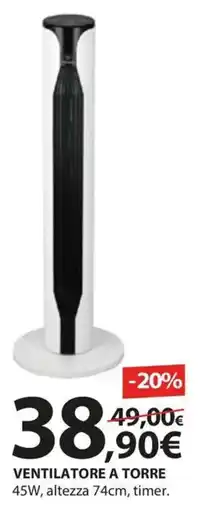 Kreo Brico e Casa VENTILATORE A TORRE offerta