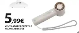 Kreo Brico e Casa VENTILATORE PORTATILE USB offerta