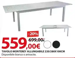 Kreo Brico e Casa TAVOLO MONTEREY offerta