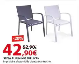 Kreo Brico e Casa SEDIA ALLUMINIO SULLIVAN offerta