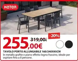 Kreo Brico e Casa TAVOLO PORTO ALLUNGABILE offerta