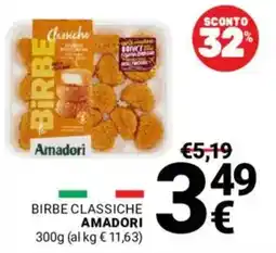 Supermercati Gulliver Birbe classiche Amadori offerta