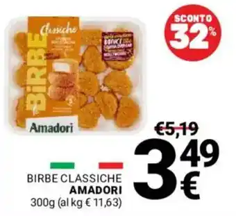 Supermercati Gulliver Birbe classiche Amadori offerta
