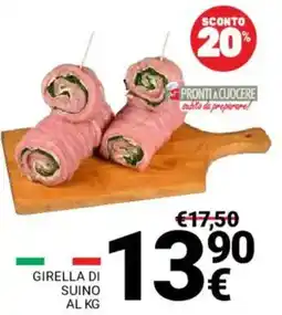 Supermercati Gulliver Girella di Suino offerta