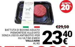 Supermercati Gulliver BATTUTA DI BOVINO ADULTO PIEMONTese VALLCARNI offerta