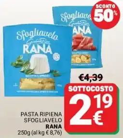 Supermercati Gulliver Pasta ripiena sfogliavelo RANA offerta