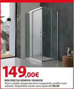 Kreo Brico e Casa BOX DOCCIA GENOVA offerta