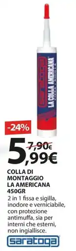 Kreo Brico e Casa COLLA DI MONTAGGIO LA AMERICANA offerta