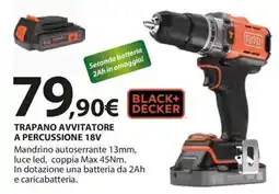 Kreo Brico e Casa TRAPANO AVVITATORE BLACK+DECKER offerta