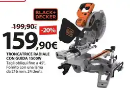 Kreo Brico e Casa TRONCATRICE RADIALE BLACK+DECKER offerta