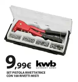 Kreo Brico e Casa SET PISTOLA RIVETTATRICE kwwb offerta