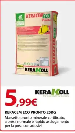 Kreo Brico e Casa KERACEM ECO PRONTO offerta