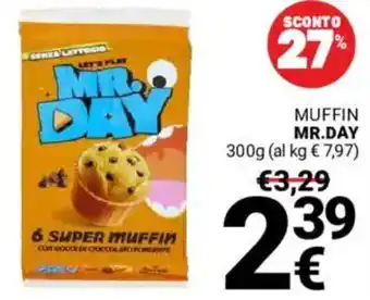 Supermercati Gulliver MR.DAY MUFFIN offerta
