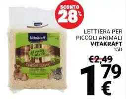 Supermercati Gulliver Lettiera per piccoli animali Vitakraft offerta
