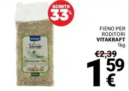 Supermercati Gulliver Fienu per roditori Vitakraft offerta