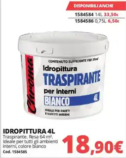 Brico Io Idropittura Traspirante Chrome offerta
