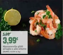 Banco Fresco Mazzancolle offerta