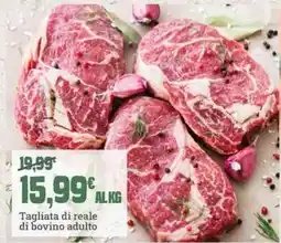 Banco Fresco Tagliata di reale di bovino adulto offerta