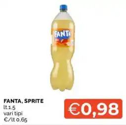 Mercatò FANTA, SPRITE offerta