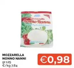 Mercatò MOZZARELLA NONNO NANNI offerta
