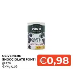 Mercatò OLIVE NERE SNOCCHIOlate PONTI offerta
