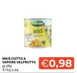 Mercatò MAIS COTTO A VAPORE VALFRUTTA offerta