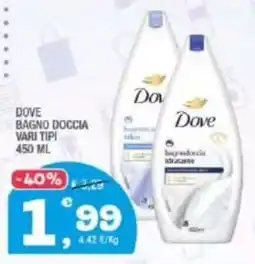 Splendidi e Splendenti Dove bagno doccia offerta