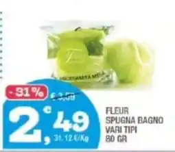 Splendidi e Splendenti FLEUR SPUGNA BAGNO offerta