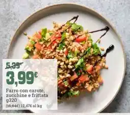 Banco Fresco Farro con carote, zucchine e frittata offerta