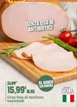 Banco Fresco Gran fesa di tacchino nazionale offerta