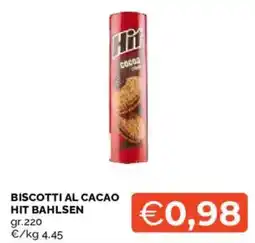Mercatò Biscotti al cacao Hit Bahlsen offerta