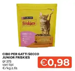 Mercatò CIBO PER GATTI SECCO JUNIOR FRISKIES offerta