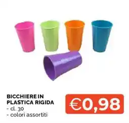 Mercatò BICCHIERE IN PLASTICA RIGIDA offerta