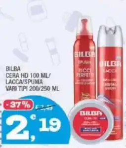 Splendidi e Splendenti BILBA CERA HD/LACCA/SPUMA offerta