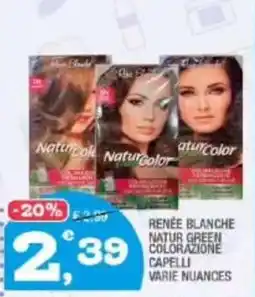 Splendidi e Splendenti RENÉE BLANCHE NATUR GREEN COLORAZIONE CAPELLI offerta