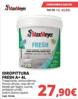 Brico Io IDROPITTURA FRESH A+ 4L offerta