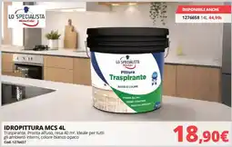 Brico Io IDROPITTURA MCS 4L offerta