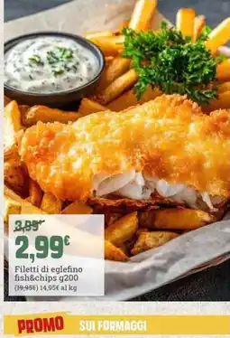 Banco Fresco Filetti di eglefino fish&chips offerta