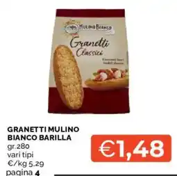 Mercatò Granetti Mulino Bianco offerta