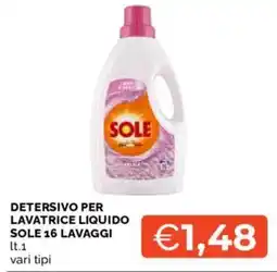 Mercatò Detersivo per lavatrice liquido Sole offerta