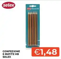 Mercatò 6 MATITE HB SELEX offerta