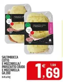 Ard Discount Saltimbocca Prosciutto Cotto e Mozzarella offerta