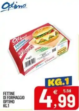 Ard Discount Fettine di formaggio Optimo Classiche offerta